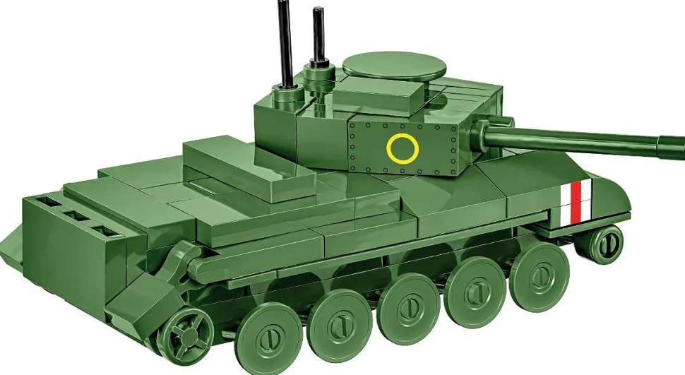 Cobi: World War II - Cromwell Mk.IV Tank Historical Collection 1/72 Scale Building Block Construction Set (110 Pieces)