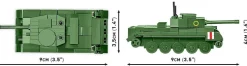 Cobi: World War II - Cromwell Mk.IV Tank Historical Collection 1/72 Scale Building Block Construction Set (110 Pieces)