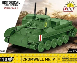 Cobi: World War II - Cromwell Mk.IV Tank Historical Collection 1/72 Scale Building Block Construction Set (110 Pieces)