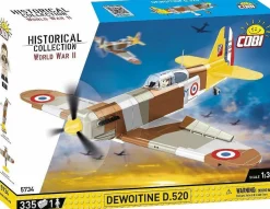 Cobi: World War II - Dewoitine D.520 Fighter Plane Historical Collection 1/32 Scale Building Block Construction Set (335 Pieces)