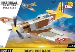 Cobi: World War II - Dewoitine D.520 Fighter Plane Historical Collection 1/32 Scale Building Block Construction Set (335 Pieces)