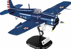 Cobi: World War II - F4F Wildcat (Northrop Grumman) Fighter Plane Historical Collection 1/32 Scale Building Block Construction Set (375 Pieces)