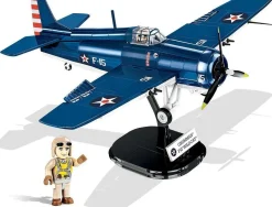 Cobi: World War II - F4F Wildcat (Northrop Grumman) Fighter Plane Historical Collection 1/32 Scale Building Block Construction Set (375 Pieces)