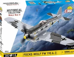 Cobi: World War II - Focke-Wulf FW 190-A3 Fighter Bomber Plane Historical Collection 1/32 Scale Building Block Construction Set (382 Pieces)