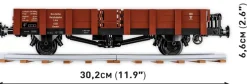 Cobi: World War II - Guterwagen Typ Ommr 32 Linz Gondola Train Car Historical Collection 1/35th Scale Building Block Construction Set (584 Pieces)