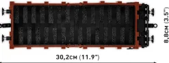Cobi: World War II - Guterwagen Typ Ommr 32 Linz Gondola Train Car Historical Collection 1/35th Scale Building Block Construction Set (584 Pieces)