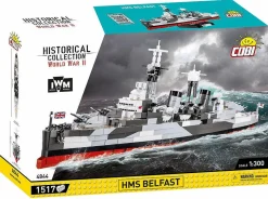 Cobi: World War II - HMS Belfast Light Cruiser Historical Collection 1/300th Scale Building Block Construction Set (1517 Pieces)