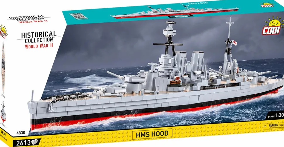 Cobi: World War II - HMS Hood Battlecruiser 1/300th Scale Construction Set (2613 Pieces)