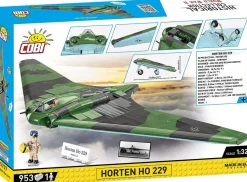 Cobi: World War II - Horten HO 229 Fighter Bomber Plane Historical Collection 1/32 Scale Building Block Construction Set (953 Pieces)