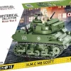 Cobi: World War II - Howitzer Motor Carriage H.M.C M8 Scott Tank Historical Collection 1/35th Scale Building Block Construction Set (525 Pieces)