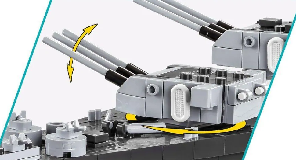 Cobi: World War II - Iowa-Class Battleship Construction Set (2665 pieces)