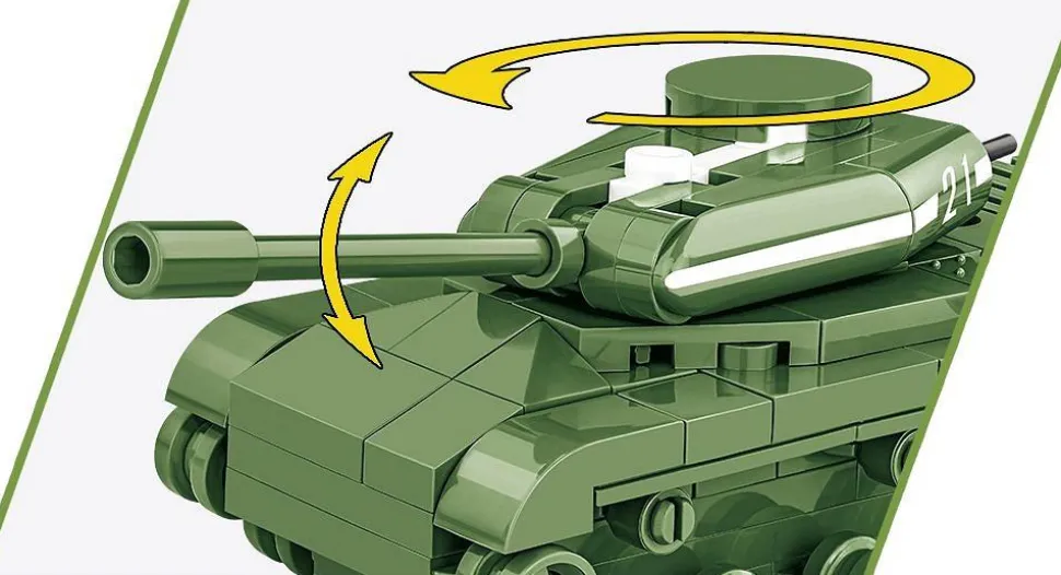 Cobi: World War II - IS-2 Tank Historical Collection 1/72 Scale Building Block Construction Set (130 Pieces)