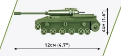 Cobi: World War II - IS-2 Tank Historical Collection 1/72 Scale Building Block Construction Set (130 Pieces)