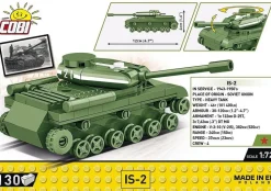 Cobi: World War II - IS-2 Tank Historical Collection 1/72 Scale Building Block Construction Set (130 Pieces)