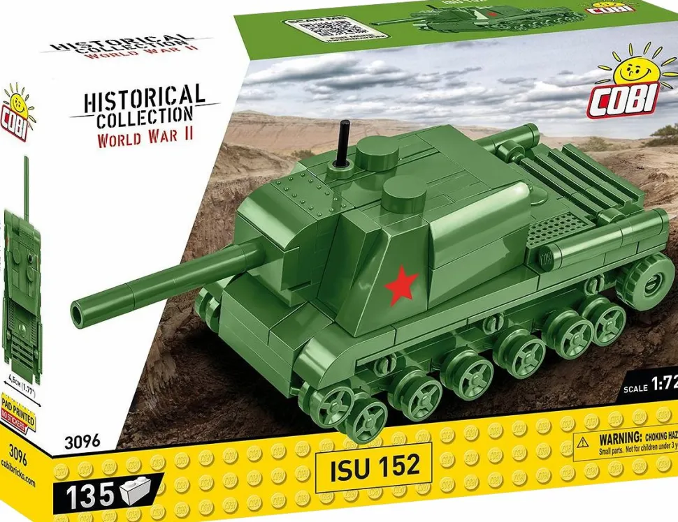 Cobi: World War II - ISU 152 Tank Historical Collection 1/72 Scale Building Block Construction Set (135 Pieces)