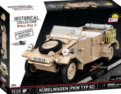 Cobi: World War II - Kubelwagen (PKW TYP 82) Executive Edition Historical Collection 1/12th Scale Building Block Construction Set (1530 Pieces)