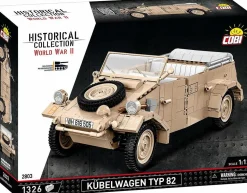 Cobi: World War II - Kubelwagen TYP 82 Historical Collection 1/12th Scale Building Block Construction Set (1326 Pieces)