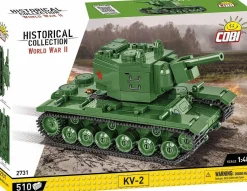 Cobi: World War II - KV-2 Tank Historical Collection 1/48th Scale Building Block Construction Set (510 Pieces)