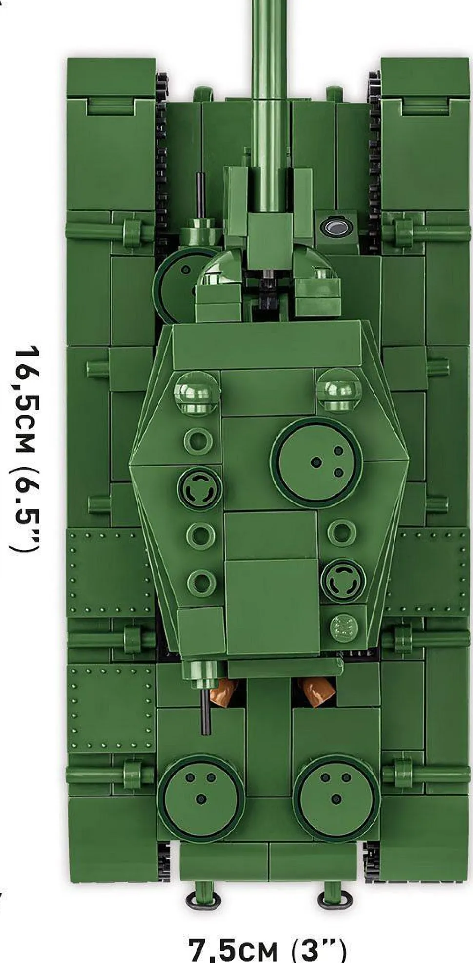 Cobi: World War II - KV-2 Tank Historical Collection 1/48th Scale Building Block Construction Set (510 Pieces)