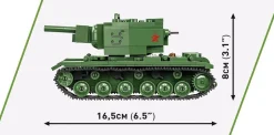 Cobi: World War II - KV-2 Tank Historical Collection 1/48th Scale Building Block Construction Set (510 Pieces)