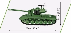 Cobi: World War II - M26 Pershing T26E3 Tank Construction Set (904 pieces)