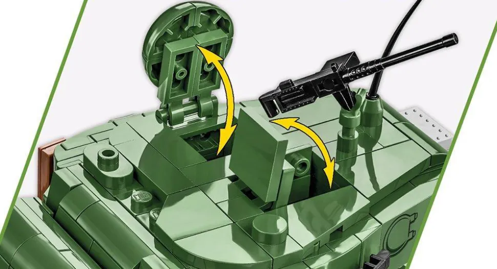Cobi: World War II - M26 Pershing T26E3 Tank Construction Set (904 pieces)