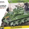 Cobi: World War II - M4A3 Sherman Tank Historical Collection 1/28th Scale Building Block Construction Set (852 Pieces)