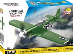 Cobi: World War II - North American P-51D Mustang Fighter Plane Historical Collection 1/48th Scale Building Block Construction Set (152 Pieces)
