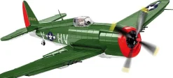 Cobi: World War II - P-47 Thunderbolt Fighter Plane Historical Collection 1/32 Scale Building Block Construction Set (477 Pieces)