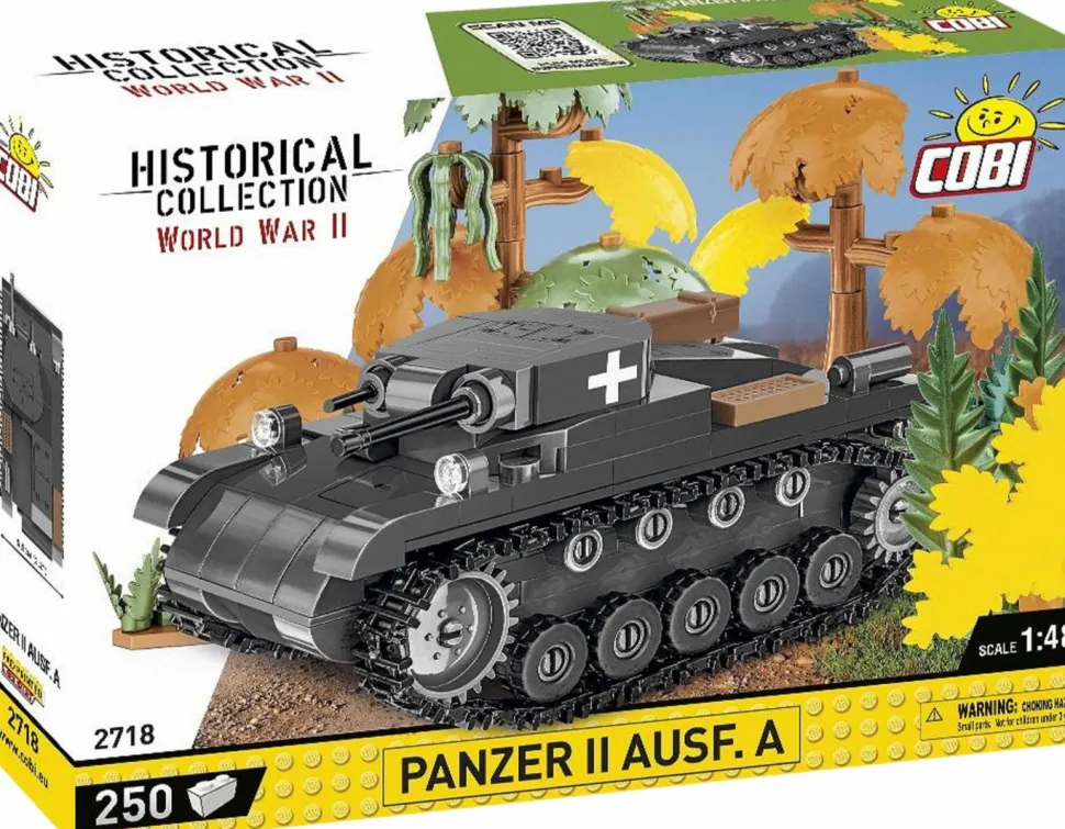 Cobi: World War II - Panzer II Ausf. A Tank Historical Collection 1/48th Scale Building Block Construction Set (250 Pieces)