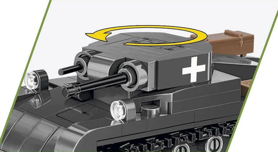 Cobi: World War II - Panzer II Ausf. A Tank Historical Collection 1/48th Scale Building Block Construction Set (250 Pieces)