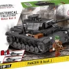 Cobi: World War II - Panzer III Ausf. J 2-in-1 Tank Historical Collection 1/35th Scale Building Block Construction Set (590 Pieces)