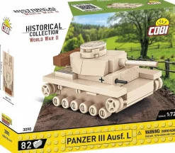 Cobi: World War II - Panzer III Ausf. L Tank Historical Collection 1/72 Scale Building Block Construction Set (82 Pieces)