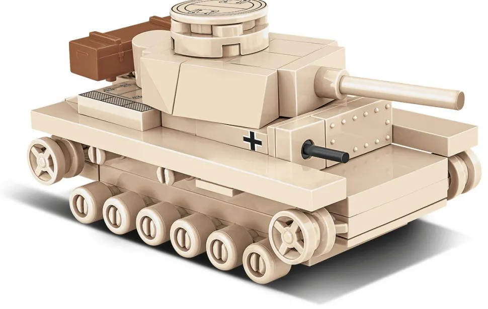 Cobi: World War II - Panzer III Ausf. L Tank Historical Collection 1/72 Scale Building Block Construction Set (82 Pieces)