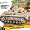 Cobi: World War II - Panzer III Ausf.J Tank Construction Set (292 pieces)