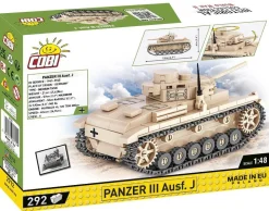 Cobi: World War II - Panzer III Ausf.J Tank Construction Set (292 pieces)