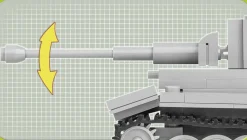 Cobi: World War II - Panzer VI Tiger Tank 1/48th Scale Construction Set (325 pieces)