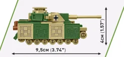 Cobi: World War II - Panzer IV Ausf. J Tank Historical Collection 1/72 Scale Building Block Construction Set (128 Pieces)