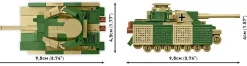 Cobi: World War II - Panzer IV Ausf. J Tank Historical Collection 1/72 Scale Building Block Construction Set (128 Pieces)