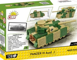 Cobi: World War II - Panzer IV Ausf. J Tank Historical Collection 1/72 Scale Building Block Construction Set (128 Pieces)