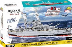 Cobi: World War II - Pennsylvania-Class Battleship 2-in-1 Executive Edition Historical Collection 1/300th Scale Building Block Construction Set (2088 Pieces)