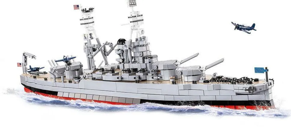 Cobi: World War II - Pennsylvania-Class Battleship 2-in-1 Executive Edition Historical Collection 1/300th Scale Building Block Construction Set (2088 Pieces)