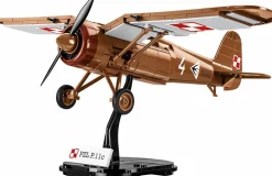 Cobi: World War II - PZL P.11C Plane Historical Collection 1/32 Scale Building Block Construction Set (320 Pieces)