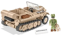 Cobi: World War II - SD KFZ 10 Demag D7 Construction Set (283 pieces)