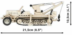 Cobi: World War II - Sd.Kfz. 9/1 Famo Half-Track Historical Collection 1/35th Scale Building Block Construction Set (498 Pieces)