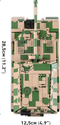 Cobi: World War II - Sd.Kfz. 184 Ferdinand Tank Historical Collection 1/28th Scale Building Block Construction Set (1268 Pieces)