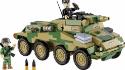 Cobi: World War II - Sd.Kfz. 234/3 Stummel Tank Historical Collection 1/35th Scale Building Block Construction Set (438 Pieces)