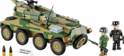 Cobi: World War II - Sd.Kfz. 234/3 Stummel Tank Historical Collection 1/35th Scale Building Block Construction Set (438 Pieces)