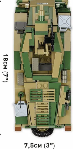 Cobi: World War II - Sd.Kfz. 234/3 Stummel Tank Historical Collection 1/35th Scale Building Block Construction Set (438 Pieces)