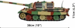 Cobi: World War II - Sd.Kfz. 186 Jagdtiger Tank Historical Collection 1/28th Scale Building Block Construction Set (1280 Pieces)